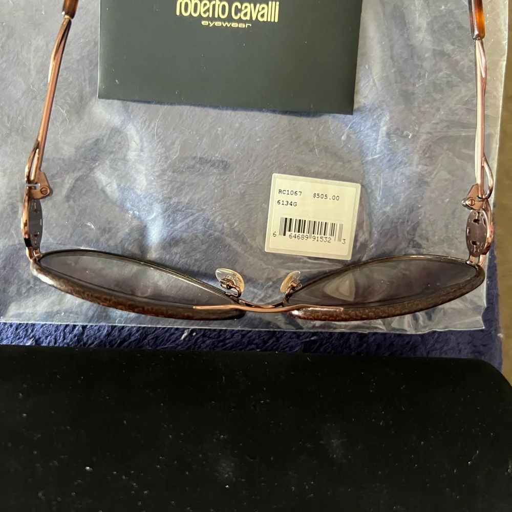 Roberto Cavalli 💯% Authentic Gorgona Aviator Sunglasses w/case 😎 Pre-Loved/EUC❤️